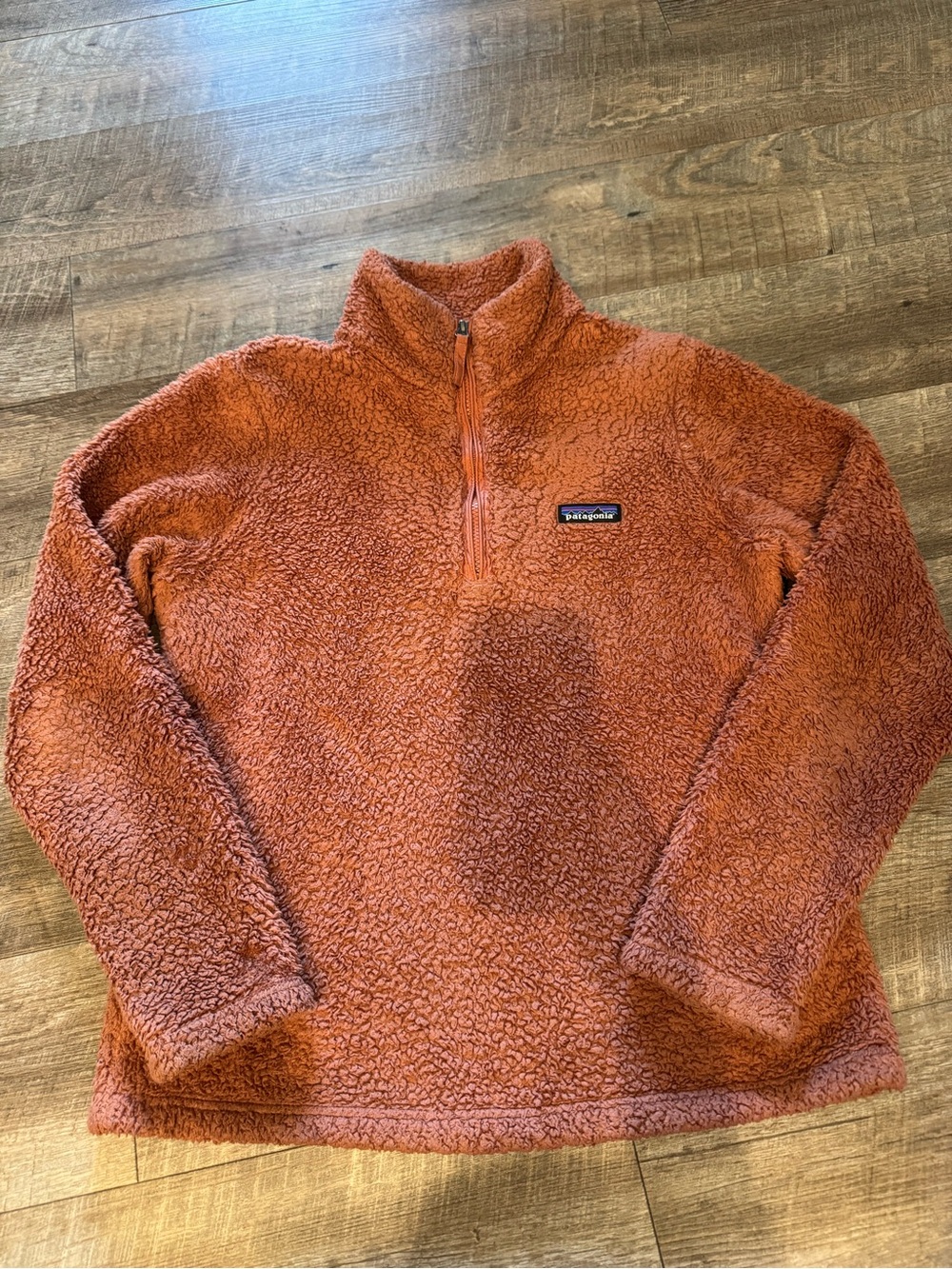 Patagonia Los Gatos Copper Dusty Rose Quarter-Zip Pullover - Picture 5 of 5